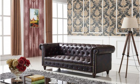 Belly Leather Sofa Lounge Set